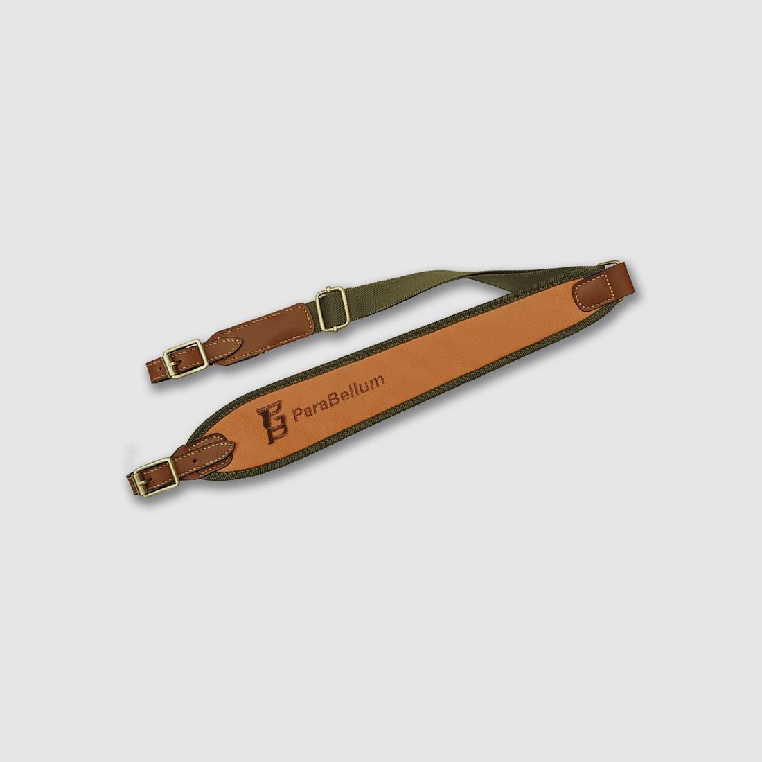 PARABELLUM Fodero per Fucile in Cordura, Pelle e Neoprene, Arancione di Sicurezza
