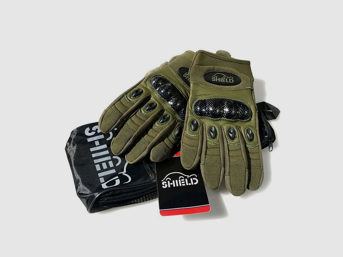Shield SHIELD Tactical Carbon Einsatzhandschuh - Oliv
