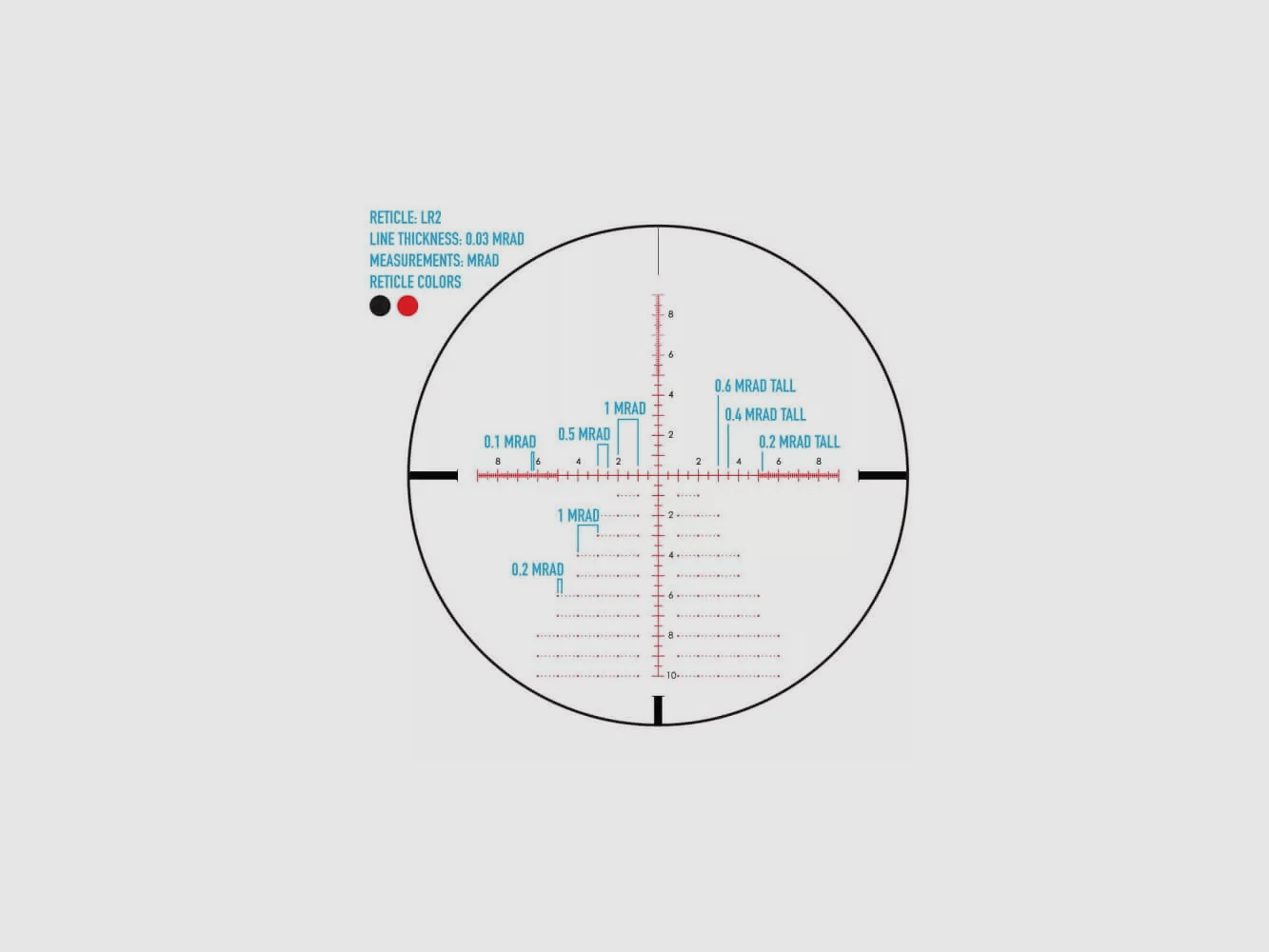 SIGHTMARK PRESIDIO 3-18x50 LR2 FFP cannocchiale, immagine 6 di 6
