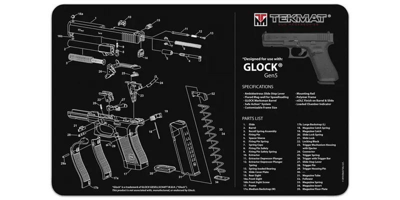 Tekmat Pistolen-Reinigungsmatte, Bild 5 von 8