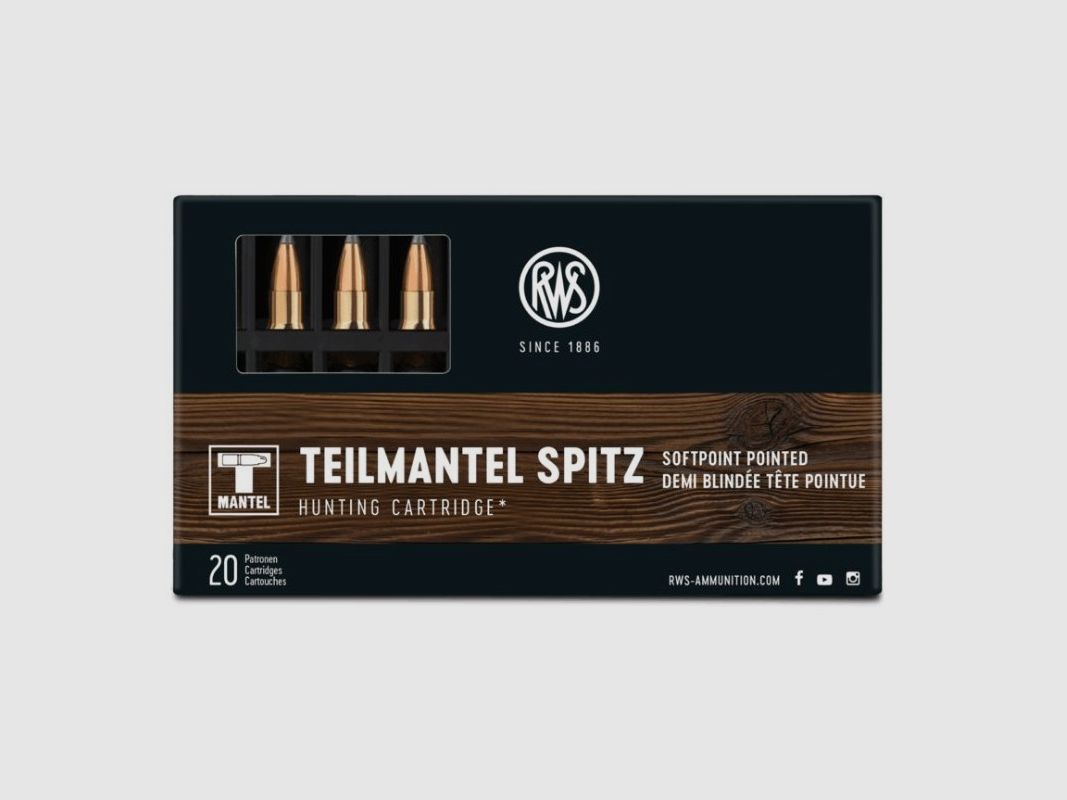 RWS .223 Rem. 55 gr TMS, 20 Stk.