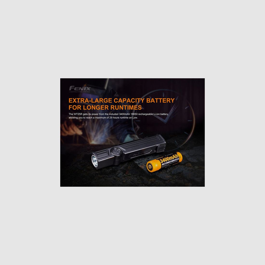 Multifunctional LED Flashlight WT25R, 1,000 Lumens, incl. battery, image 4 of 7