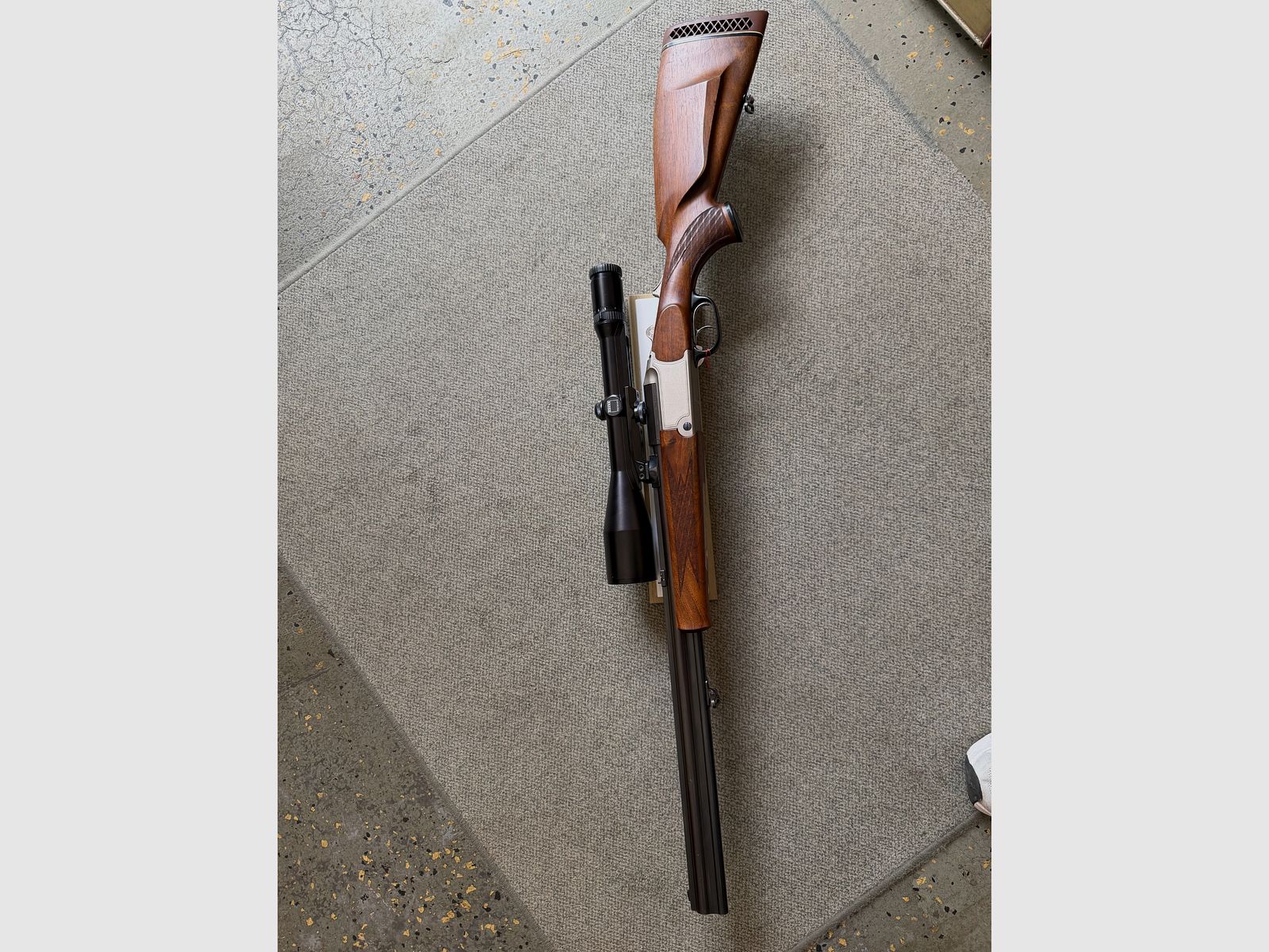 Blaser Bockbüchsflinte 30R Blaser mit Schwenkmontage 