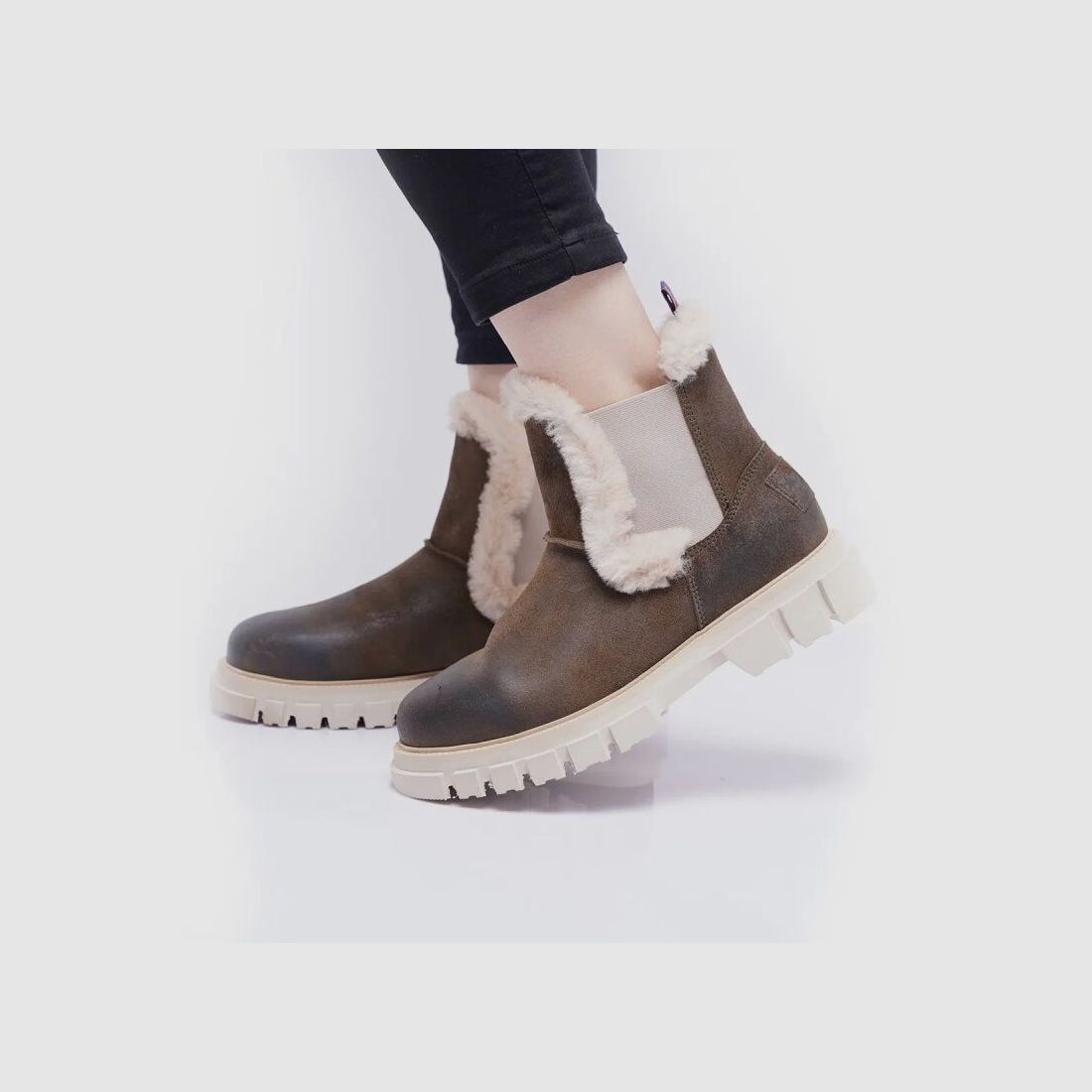 Blue Heeler Damen Chelsea Boots Molly Raw