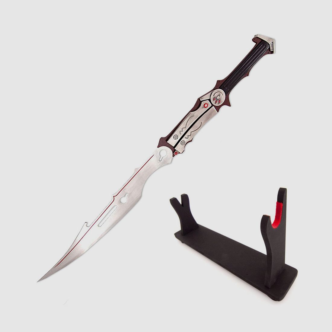 Machine à éclairs épée avec support en bois