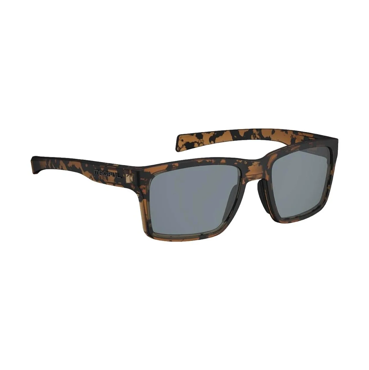 Magpul Rider Eyewear, Polarisé – Monture Tortue Claire, Verre Vert Gris
