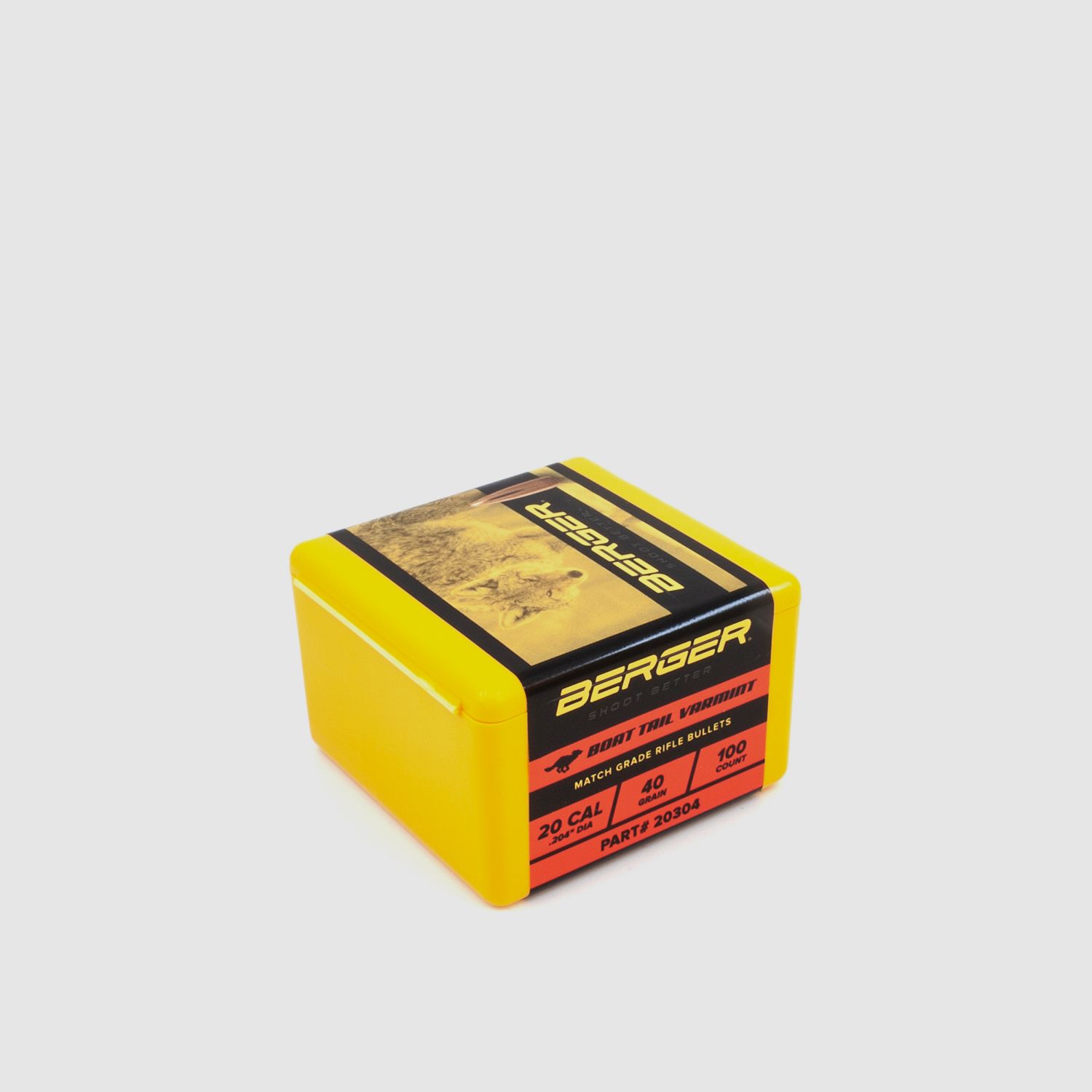 Proiettile Berger .20 BT Varmint 40GR 100 Pezzi