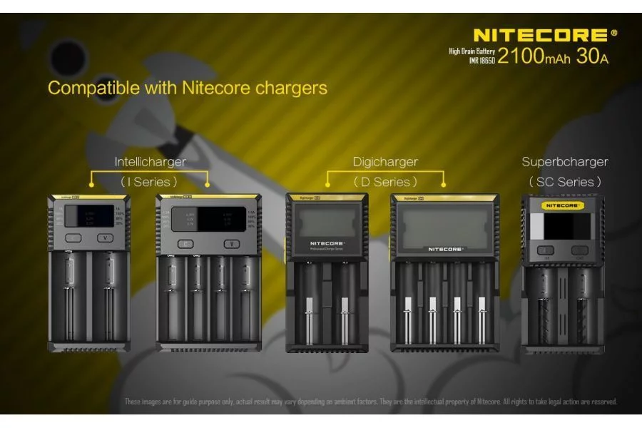 Batería Nitecore IMR 18650 2100 mAh (LAT/NITECORE IMR18650 2100), imagen 14 de 20