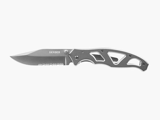 Faltmesser Gerber Paraframe II Inox mit Wellenschliff