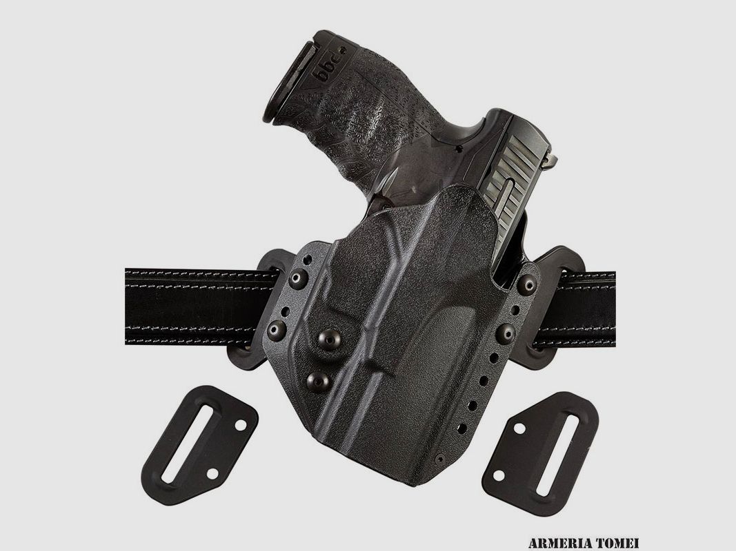 FONDINA – RADAR – SEMI-RIGIDE « DROP » EN POLYMÈRE INJECTÉ GLOCK 19+GLOCK 17 (CANON DÉCOUVERT), image 1 sur 2
