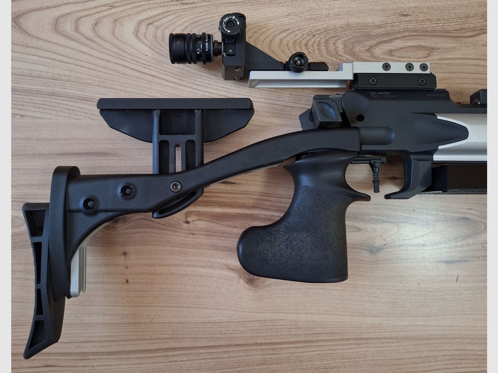 Match luchtgeweer Hämmerli AR 20 "Auflage" - Zilver - met nieuwe patroon - koffer en unieke uitrusting.