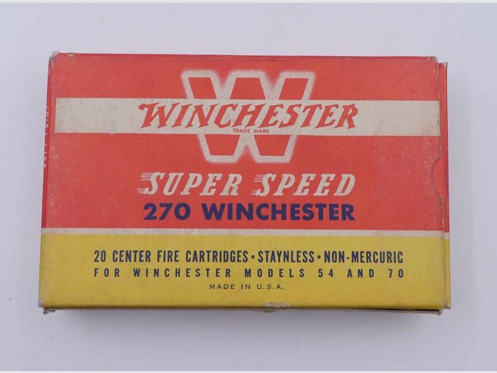 Winchester - USA Büchsenpatronen .270 Win.