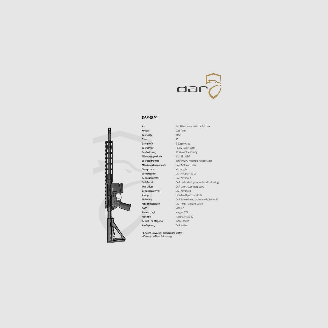 DAR-15 M4 | AR15 – 14.5″