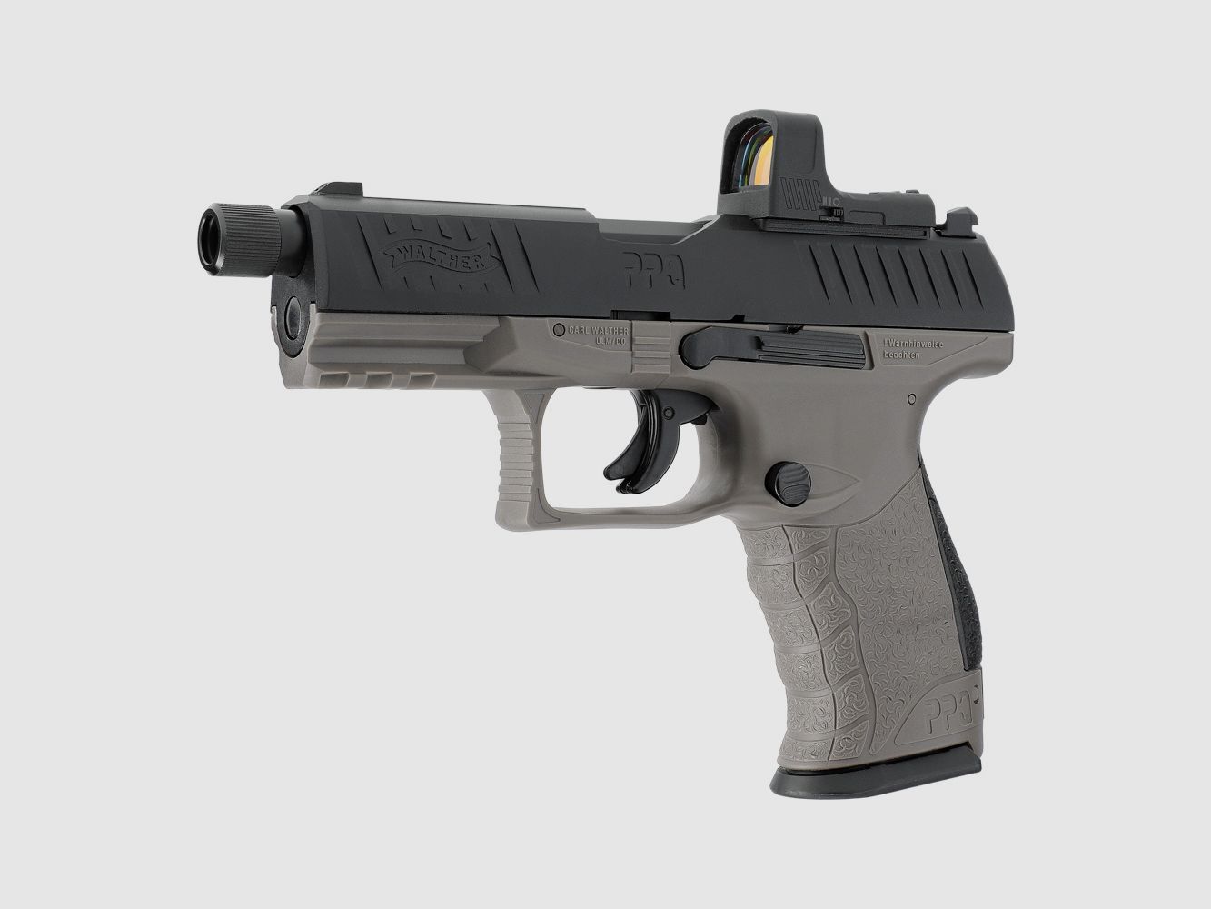 Walther PPQ M2 Q4 TAC Combo CO2 Pistole 4,5 mm Diabolo - 21 Schuss