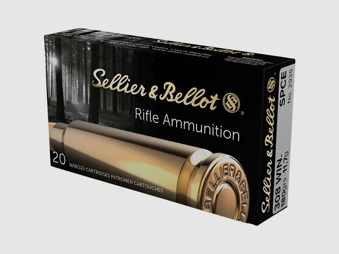 Sellier & Bellot SPCE 11,7g/180grs do 20 .308 Win.