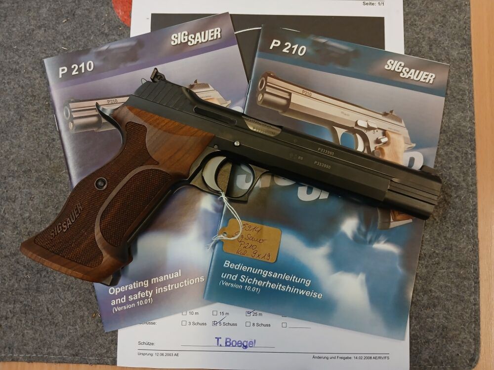 Sig Sauer P 210 Super Target 6"