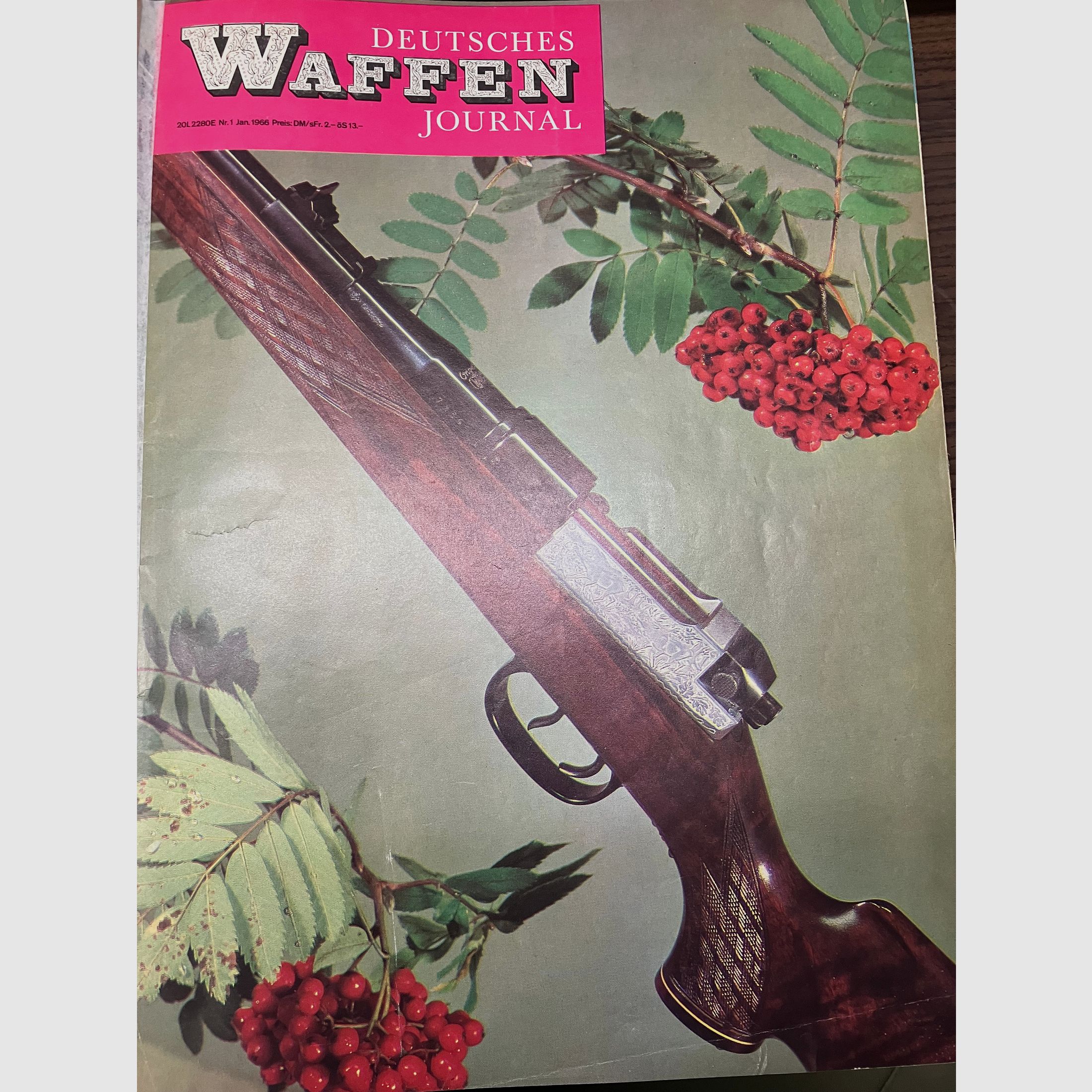 Deutsches Waffen Journal DWJ Jahrgang1966 (alle 12 Ausgaben gebunden)