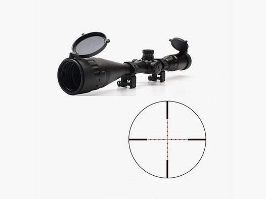 Visore Zasdar 6-24X50 mm. AO Ret. Mildot illuminato - Tubo 1"