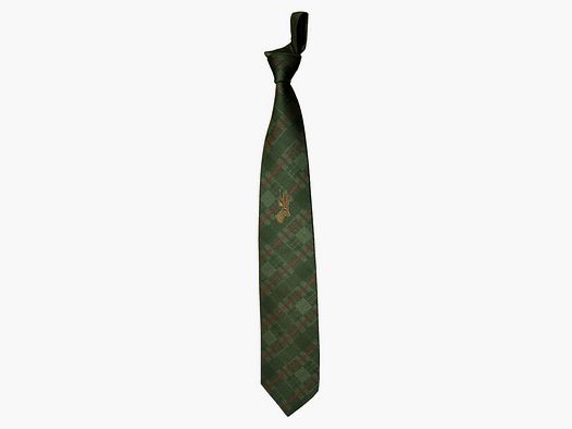Rebock tie - with red checkered pattern