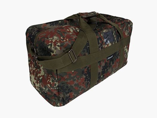 Airforce Tragetasche mit Schulterriemen / Gurt - 60 Liter - 65 x 33 x 28 cm - BW Flecktarn