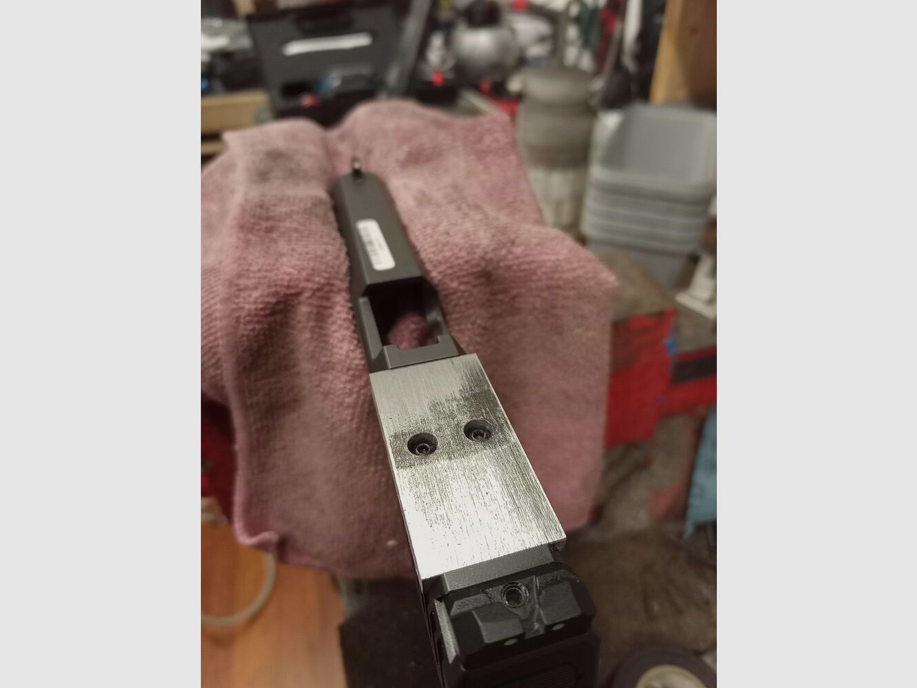WORKSHOP // MACHINING PLATE FOR READY OPTIC, image 9 of 11
