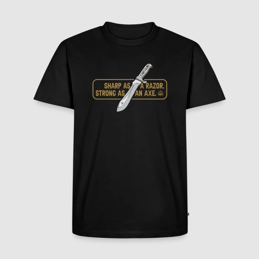 PUMA Men´s Premium T-Shirt "White Hunter Sharp & Strong"