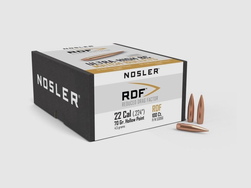 Geschosse Kal. 22-70 HPBT Nosler Custom Compet. 100 Stk., Bild 1 von 3