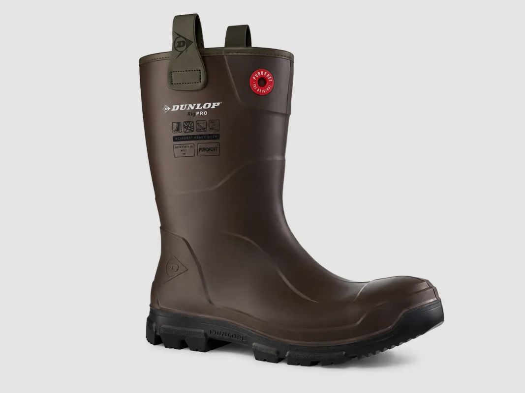 Dunlop RigPro Purofort Boots brown O4 FO CI SRC, image 5 of 10