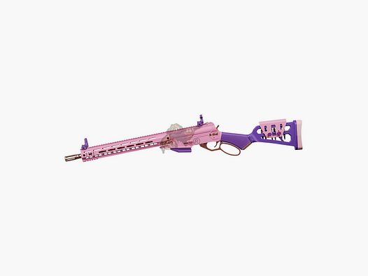 G&G LevAR 15 Pink – Rifle Airsoft de Gas de Acción por Palanca para Mayores de 18 Años