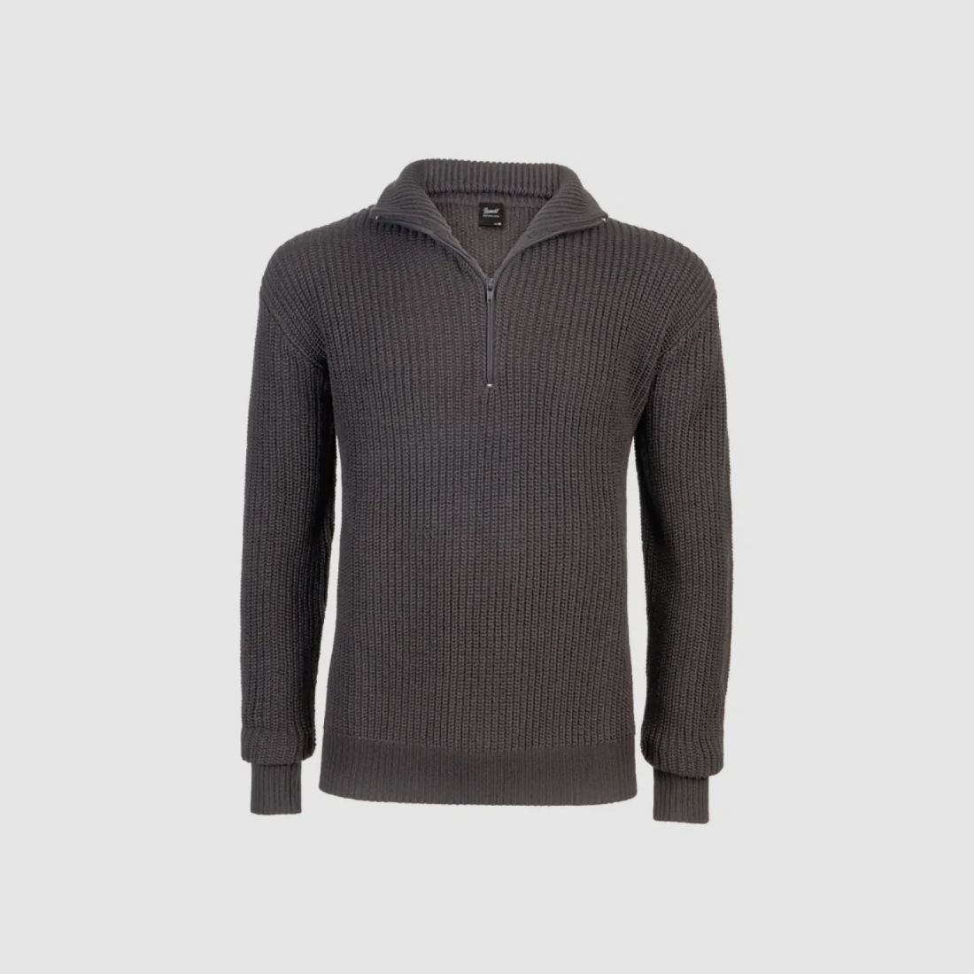 Pull Herren Brandit® Stehkragen Anthrazit - Langarm mit Reißverschluss, Bild 2 von 9