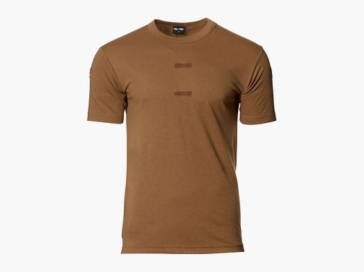 Mil-Tec BW Tropen T-Shirt mit Hoheitsabzeichen coyote