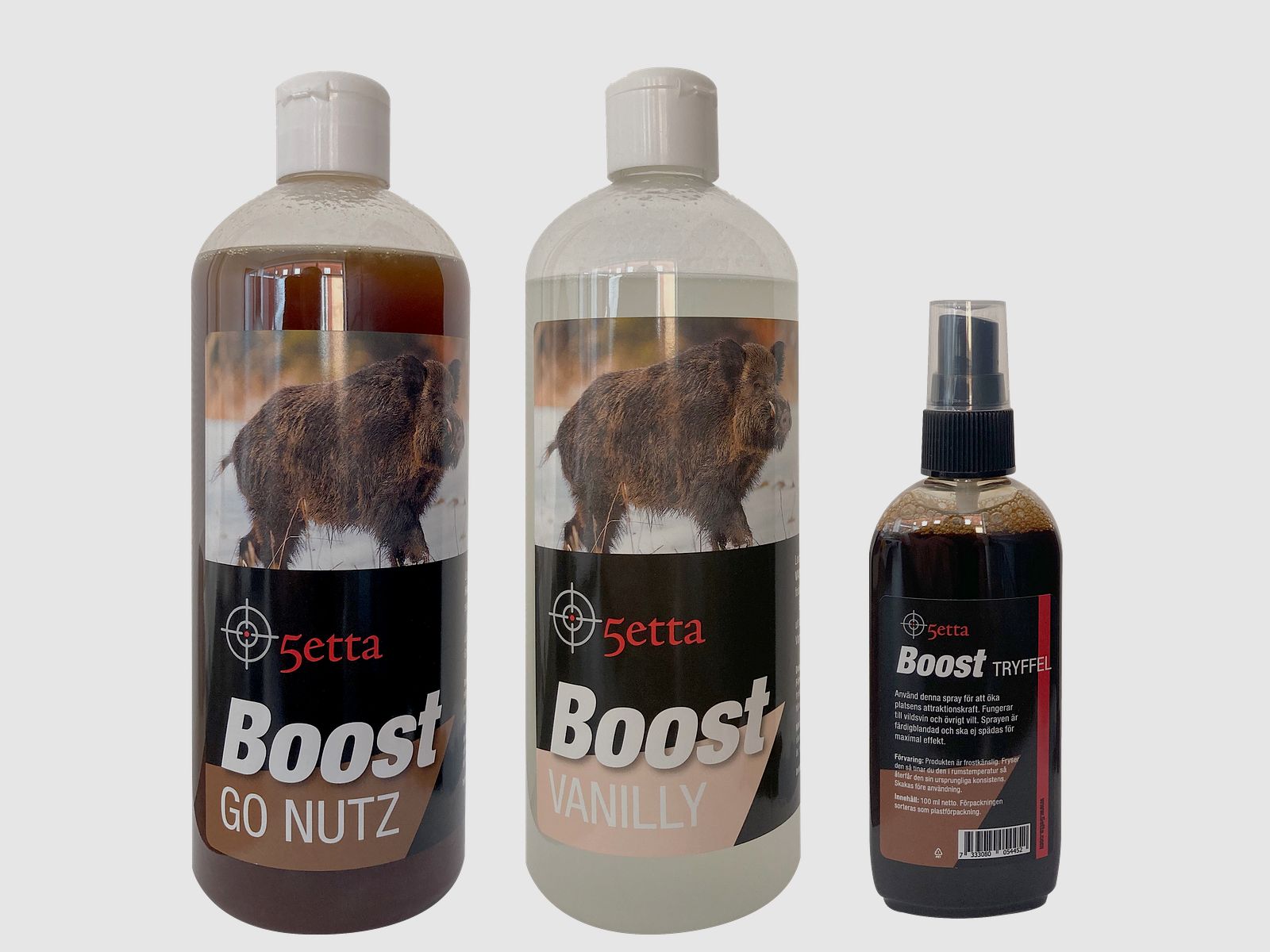 5etta Boost Lockmittel 3er-Pack Vanille, Go Nutz & Trüffel