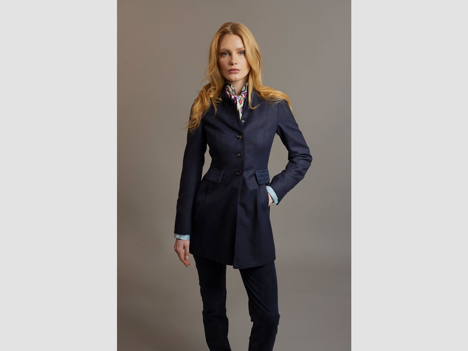 Habsburg frock coat Rohrbrunn in dark blue