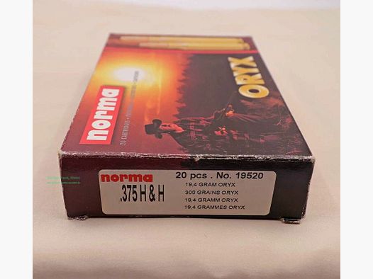 Norma rifle cartridges .375 H&H Mag