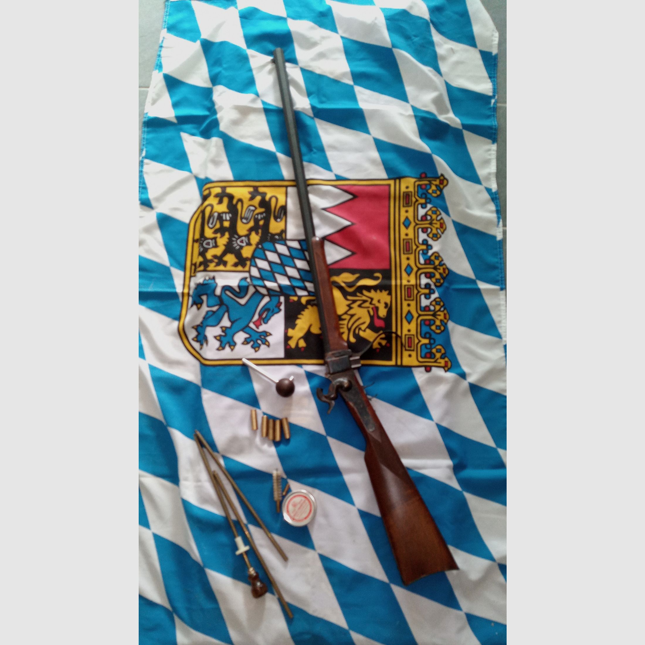 David Pedersoli brass cases paper cartridges percussion breech-loading rifle Sharps Mod. 1859 sniper cal. caliber 45 / 70 successor to the muzzleloader