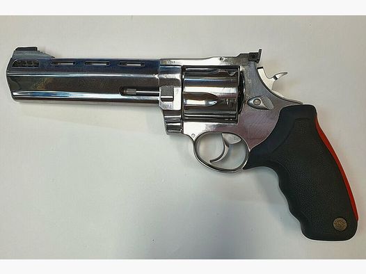 Revólver Taurus RAGING BULL en calibre .454 Casull niquelado de 6,5" de largo