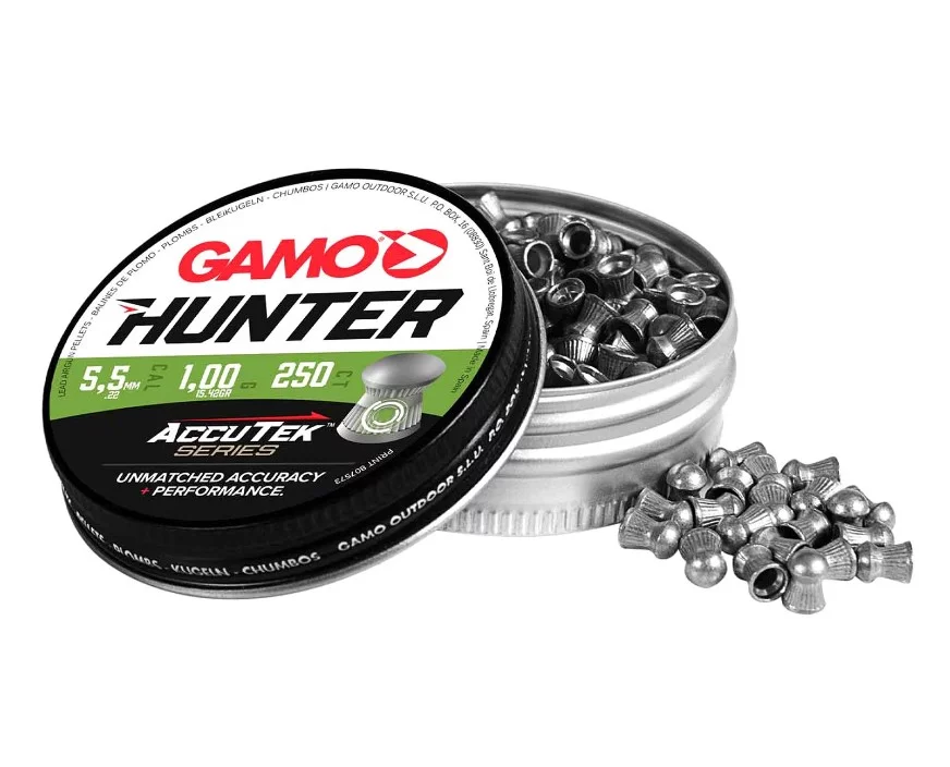 Śrut 5,5 mm Diabolo Gamo AccuTek Hunter grzybek 250 szt., zdjęcie 2 z 2