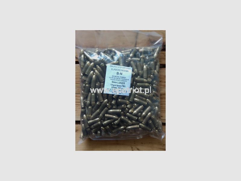 Amunicja B-N 9x19mm 124gr