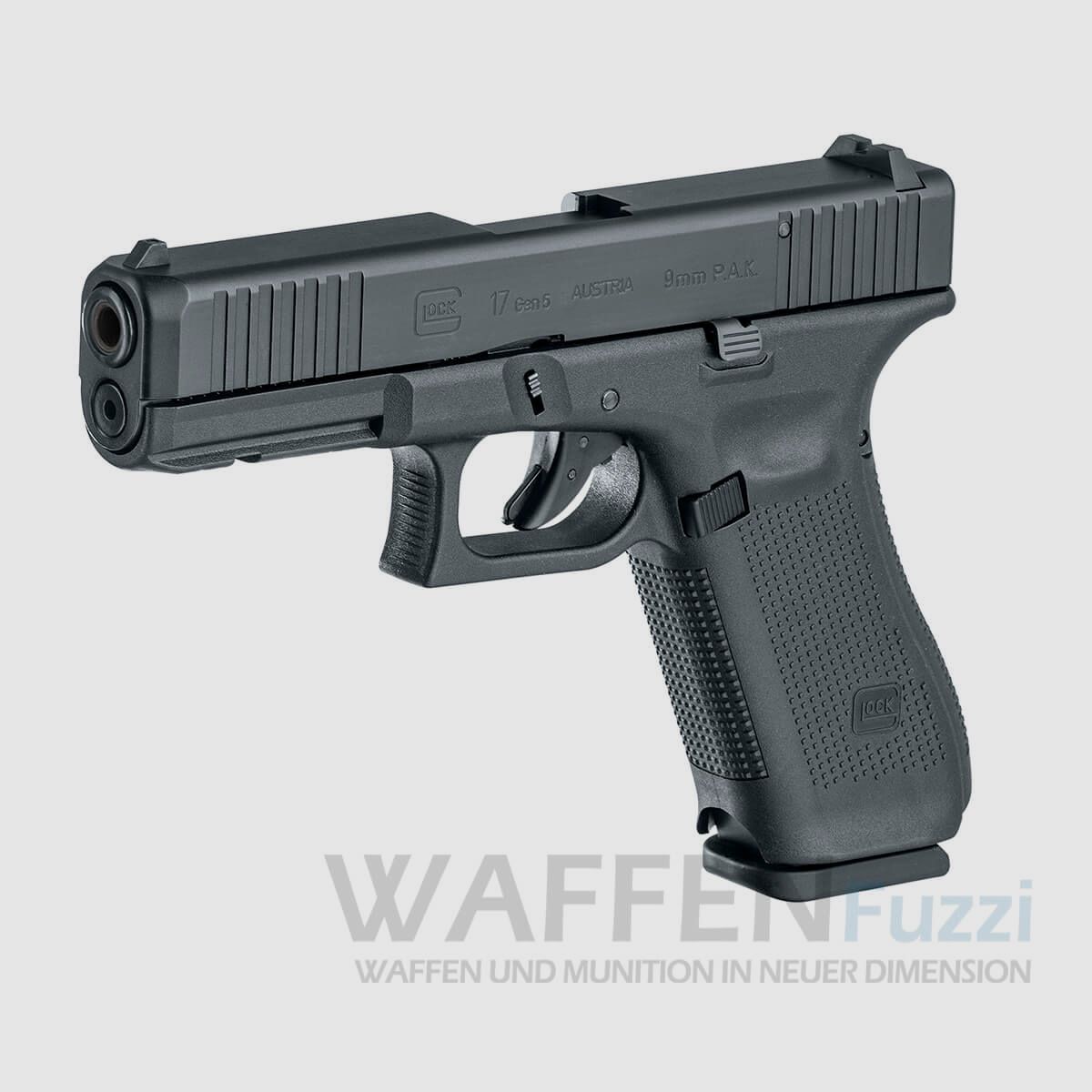 Glock 17 Gen5 Stahlverschluss Kaliber 9mm P.A.K. Schreckschusspistole