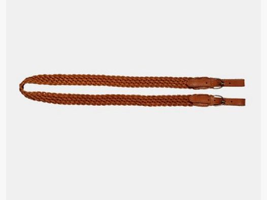 Gewehrriemen aus kräftigem Leder, 8-fach geflochten
