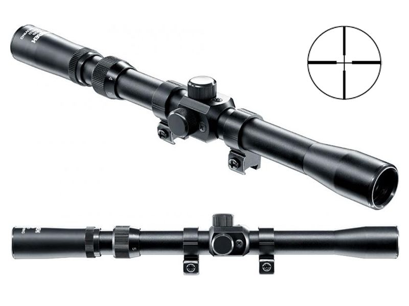 Luftgewehr-Zielfernrohr UMAREX 3-7x20, Absehen 8, inkl. 11 mm Montage