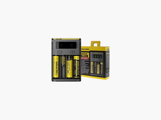Nitecore New I4 Ladegerät für 18650 Lithiumbatterien