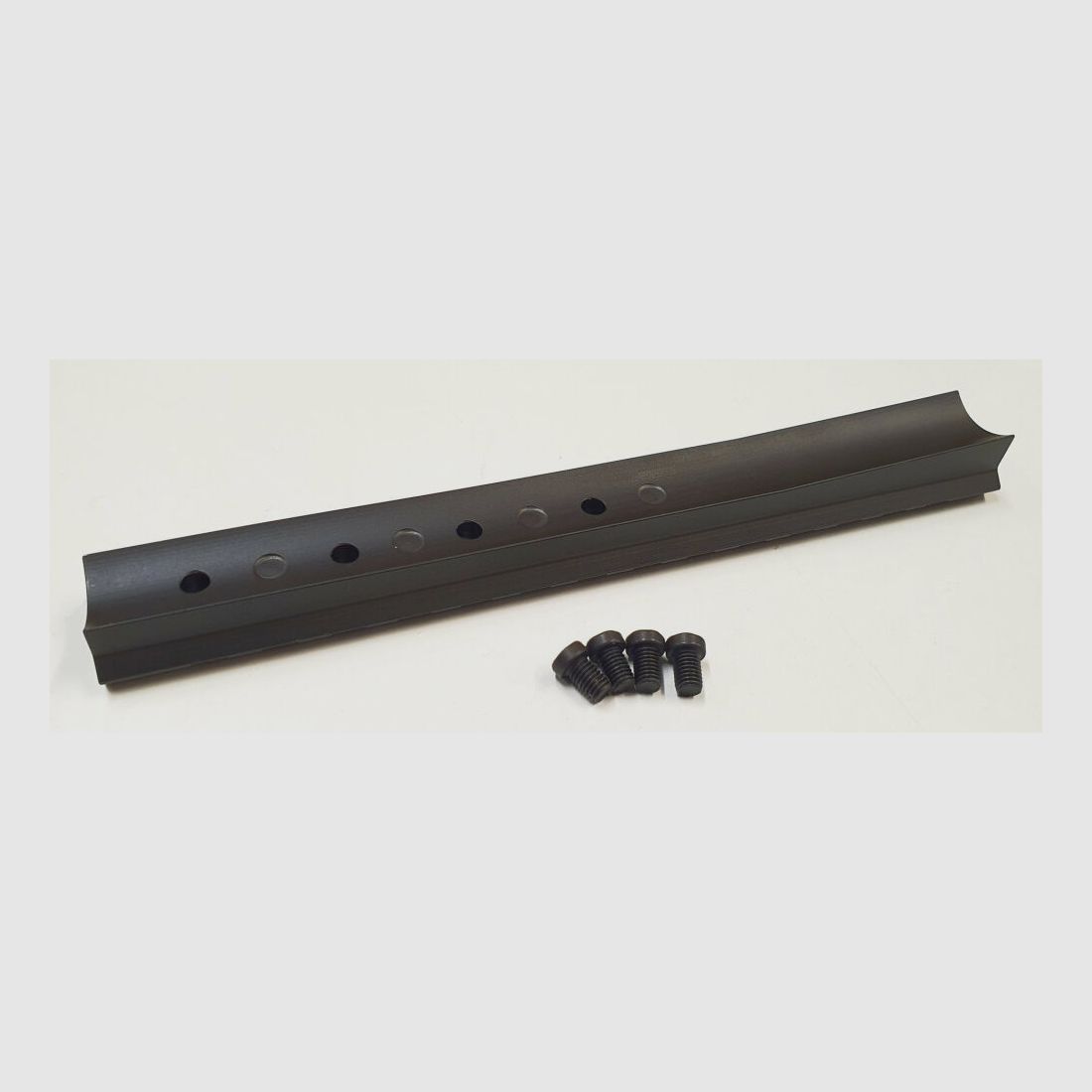 MHS Picatinny rail para BERGARA BA 13, acero, negro mate azulado, 160mm corto, Hecho en Alemania