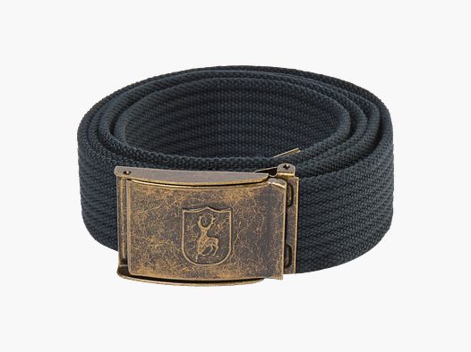 Canvas riem - Donker antraciet - Maat: 130 CM