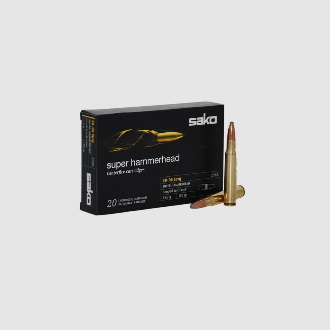 SAKO 30-06 SUPER HAMMERHEAD 180 GR
