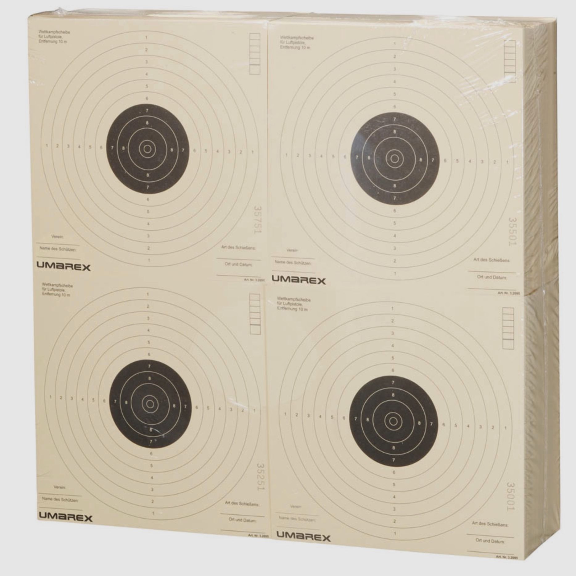 Umarex 3.2095 - Target sheets 17x17 cm - 1000 pcs.