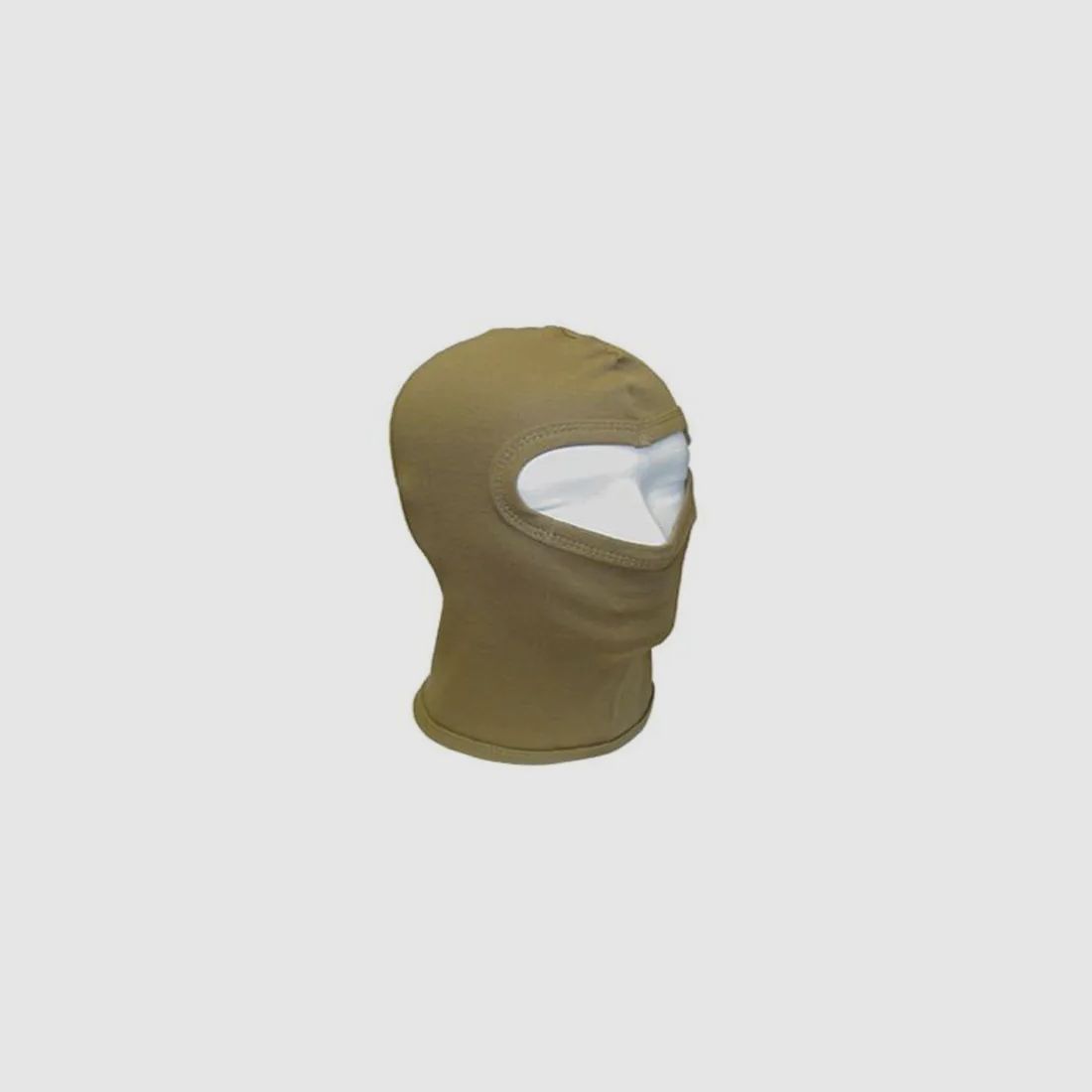 Sturmmaske / Balaclava - 1 Loch - dünn - Baumwolle - Coyote ( Beige )
