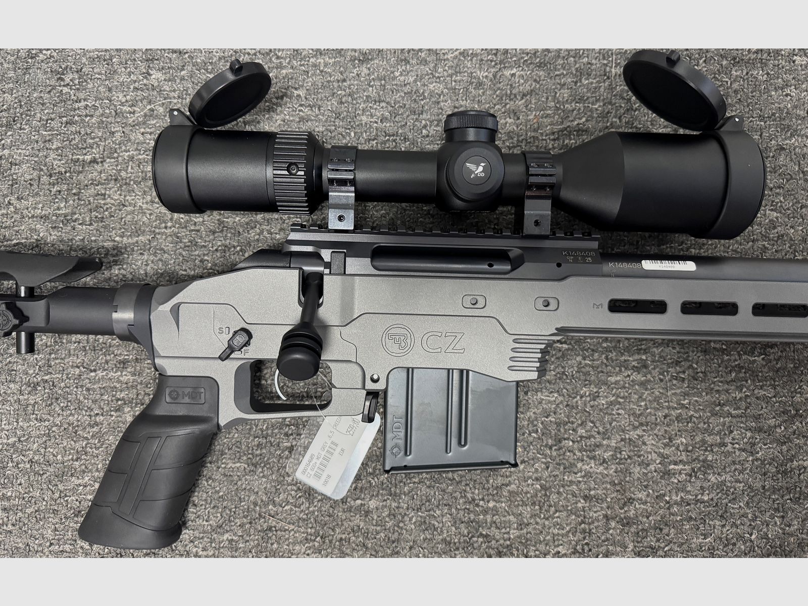 CZ 600+ MDT Szary, 6,5mm Creedmoor z DDoptics NXT 2-20x50 - NOWA BROŃ