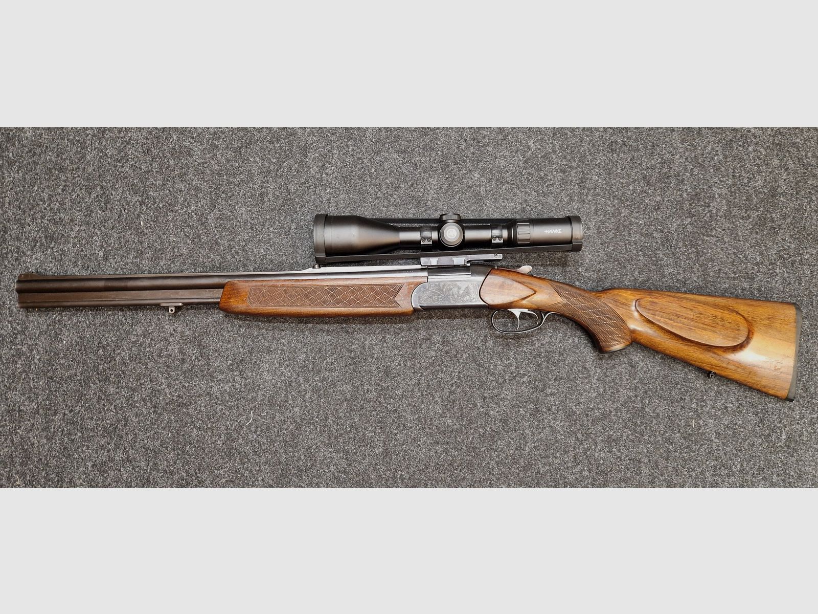 Bockbüchsflinte Brünner CZ 500 7x65R 12/70 Mod.502.3 (también conocida como ZH 500 o ZKW 500)