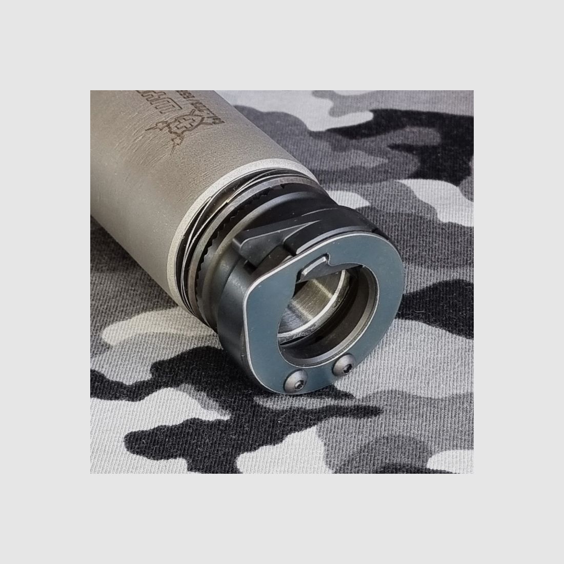 Wyssen Defence WD-NMR556 5.56x45, .223 modérateur de son, gris, pour freins de bouche OTAN, image 2 sur 3